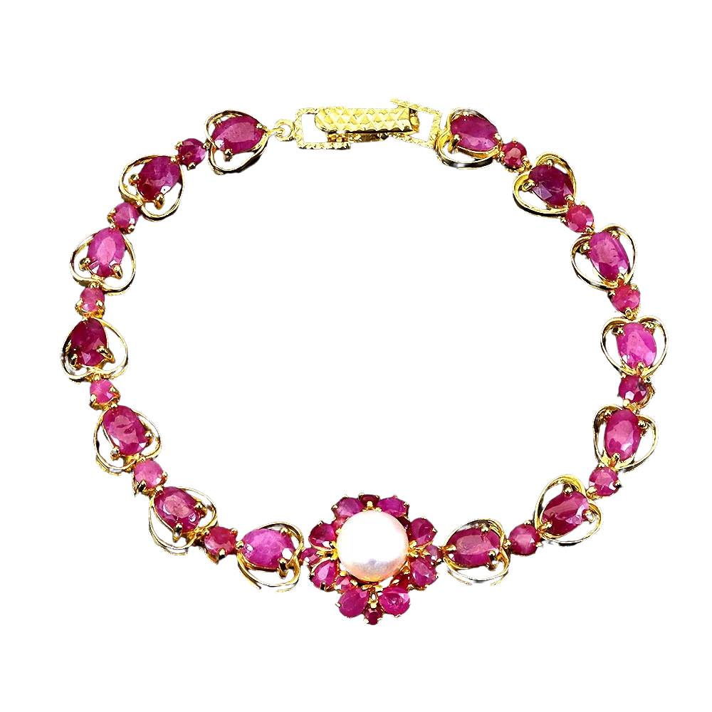 Bijuterii - Bratara argint rubin