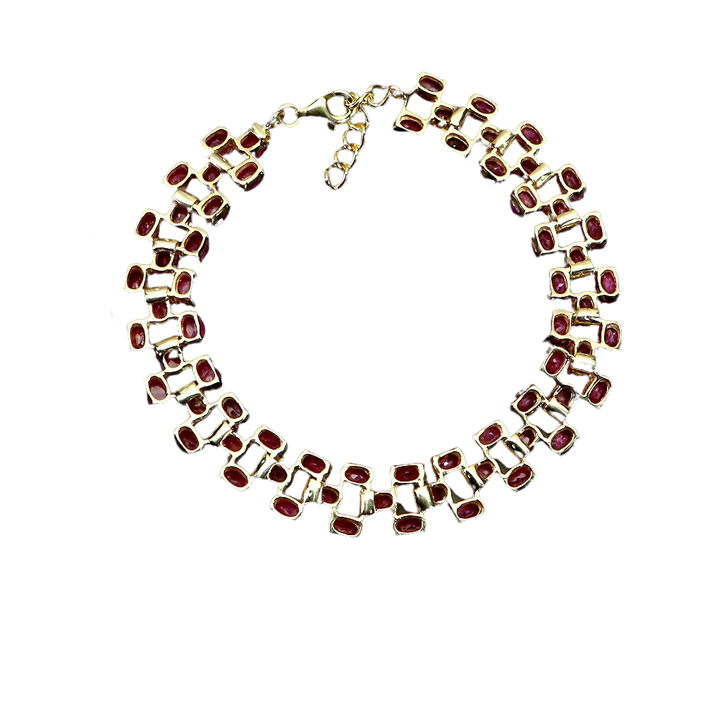 Bratara argint rubin [2]