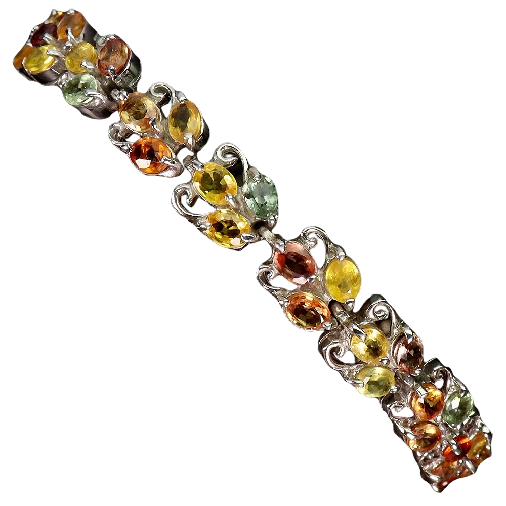 Bratara argint safir multicolor [1]