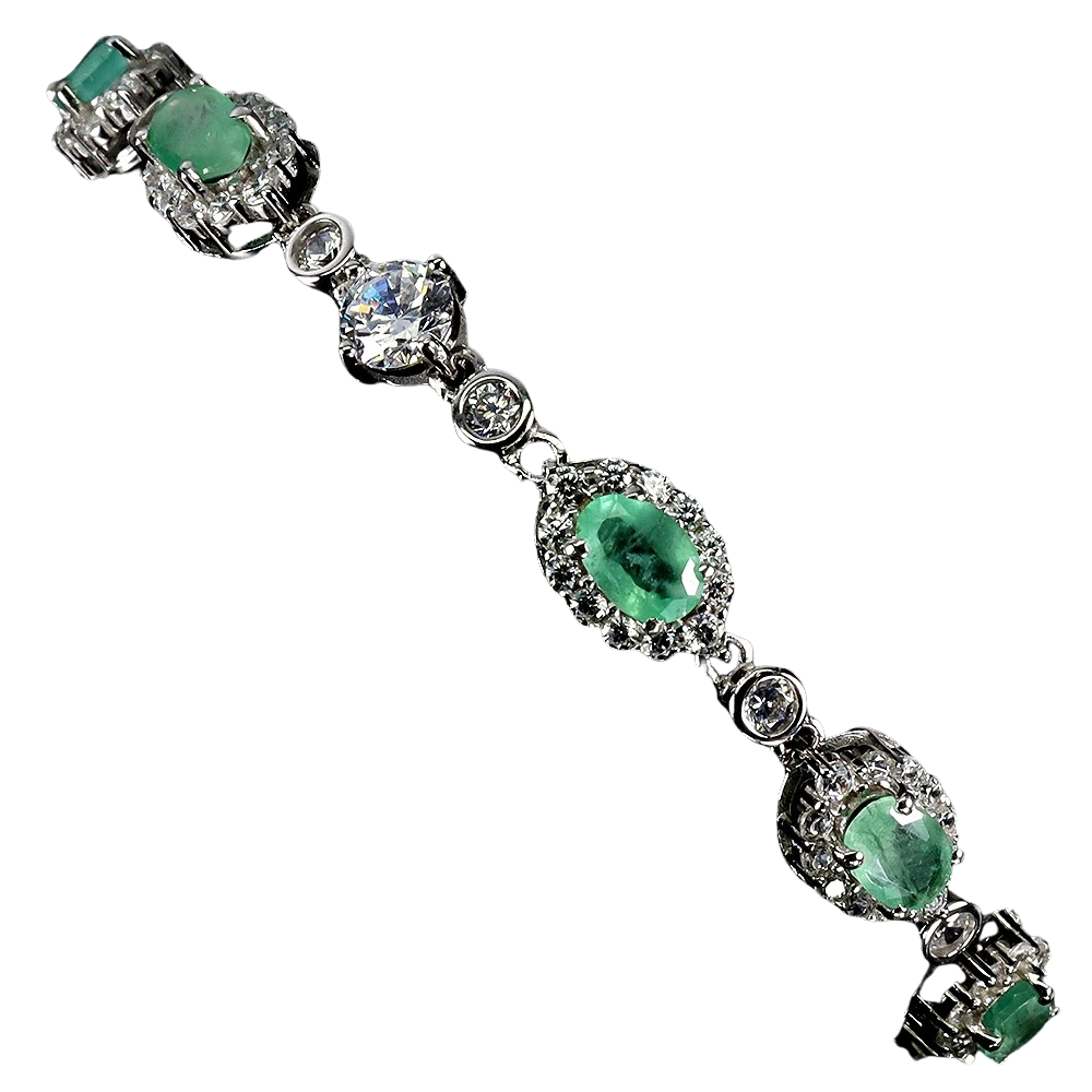 Bratara argint smarald [1]