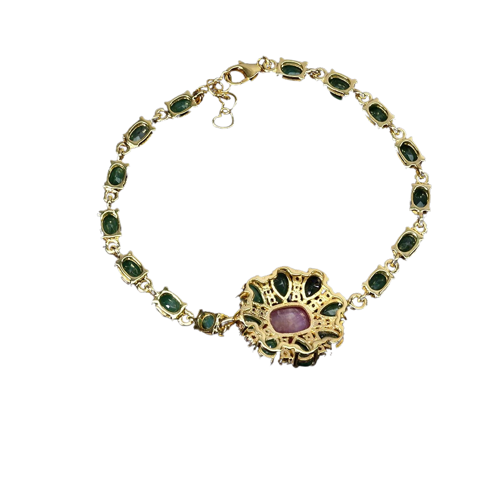 Bratara argint smarald [2]