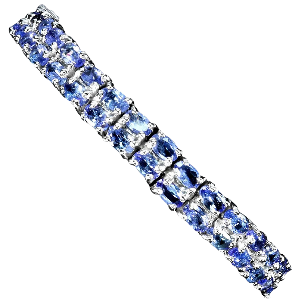 Brățări cu Pietre Semipretioase si Pietre Pretioase din Argint - Bratara argint tanzanit