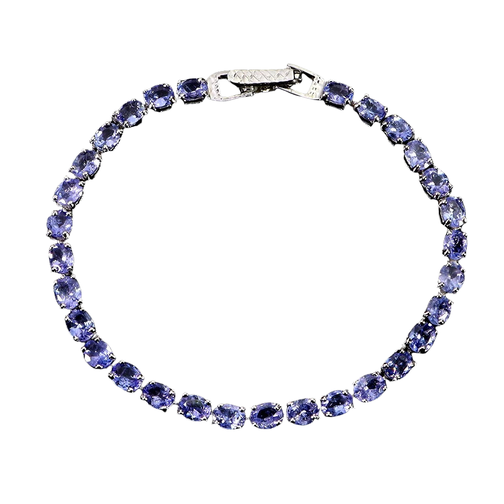 Brățări cu Pietre Semipretioase si Pietre Pretioase din Argint - Bratara argint tanzanit