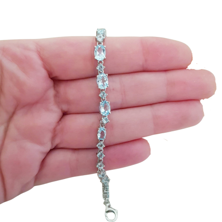 Bratara argint topaz [3]