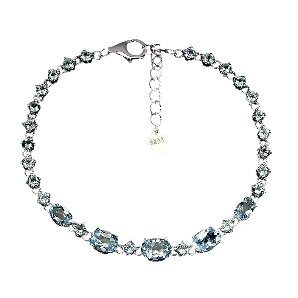 Bijuterii cu Pietre Semiprețioase si Pretioase din Argint - Bratara argint topaz