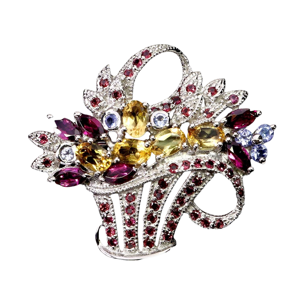 Brosa argint citrin [0]