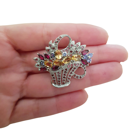 Brosa argint citrin [2]