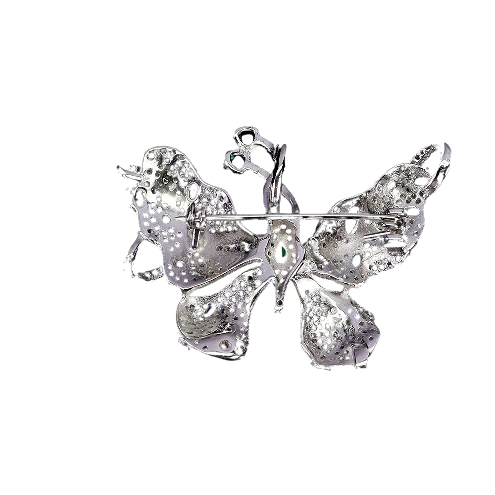 Brosa argint cubic zirconia [1]