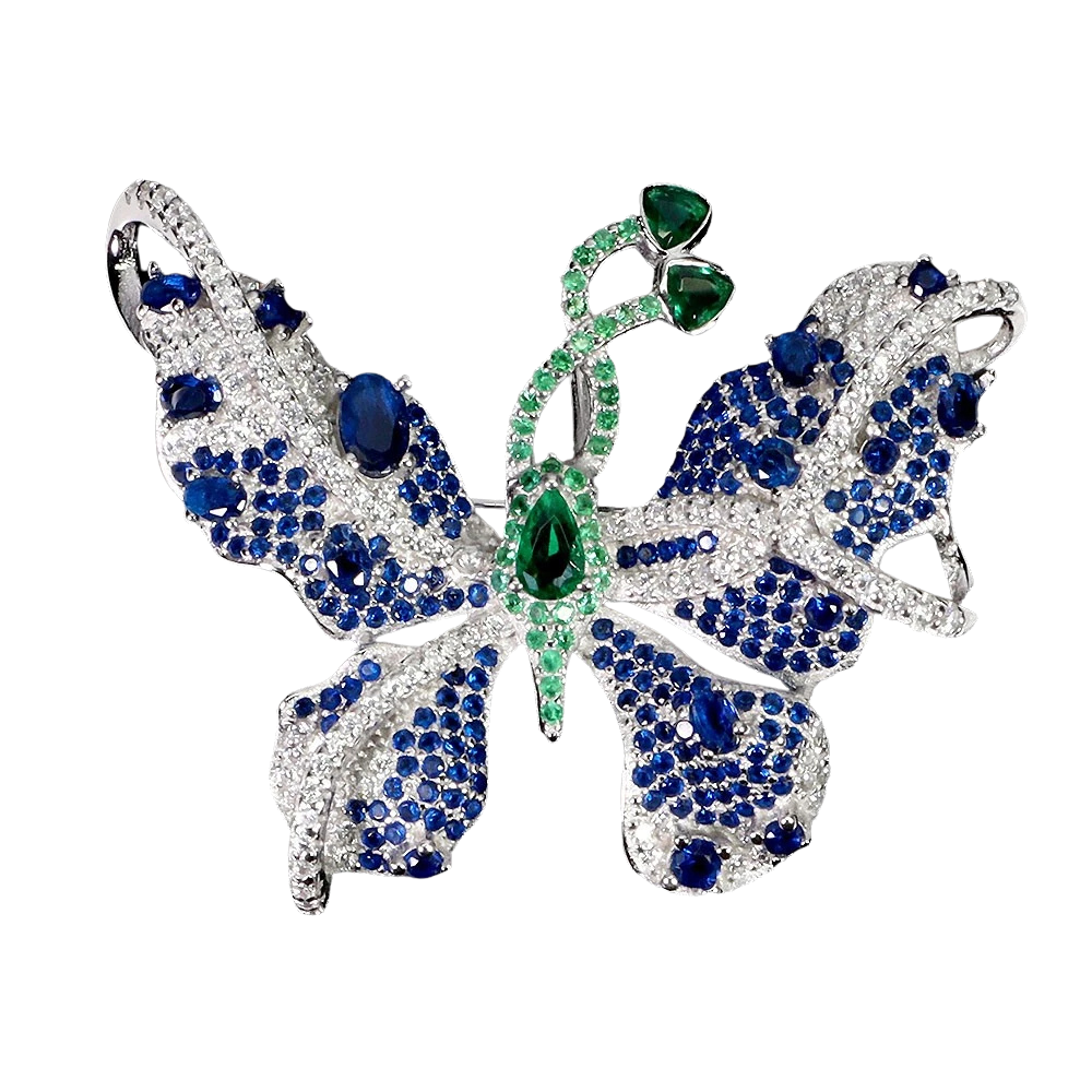 Brosa argint cubic zirconia [0]