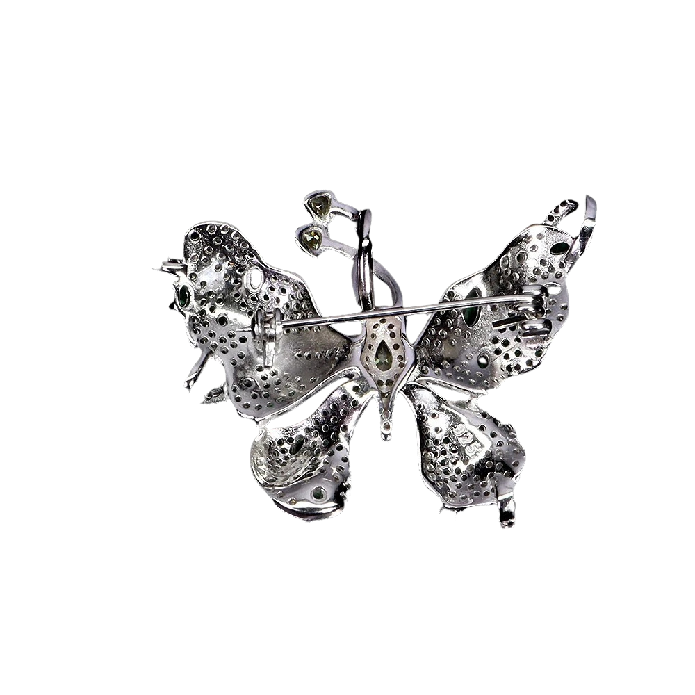 Brosa argint cubic zirconia [1]