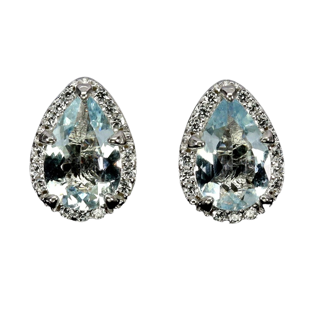 Cercei argint acvamarin [0]