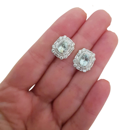 Cercei argint acvamarin [2]