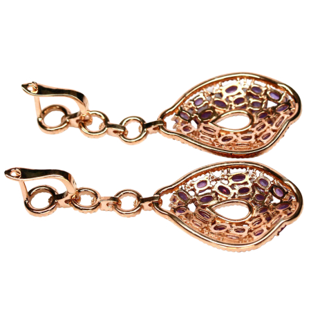 Cercei argint safir [1]