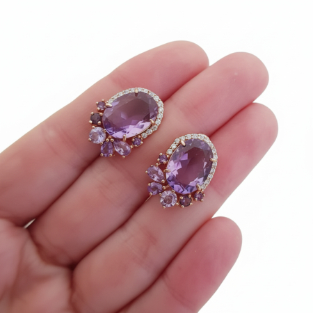 Cercei argint ametist [3]