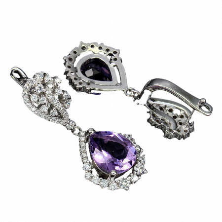 Cercei argint ametist [1]