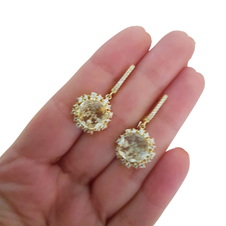 Cercei argint ametist verde [1]