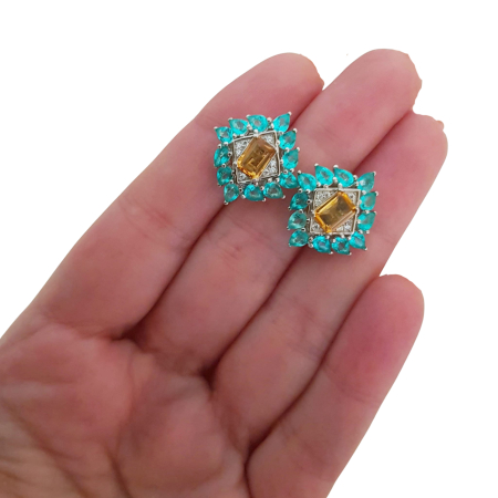 Cercei argint apatit [2]