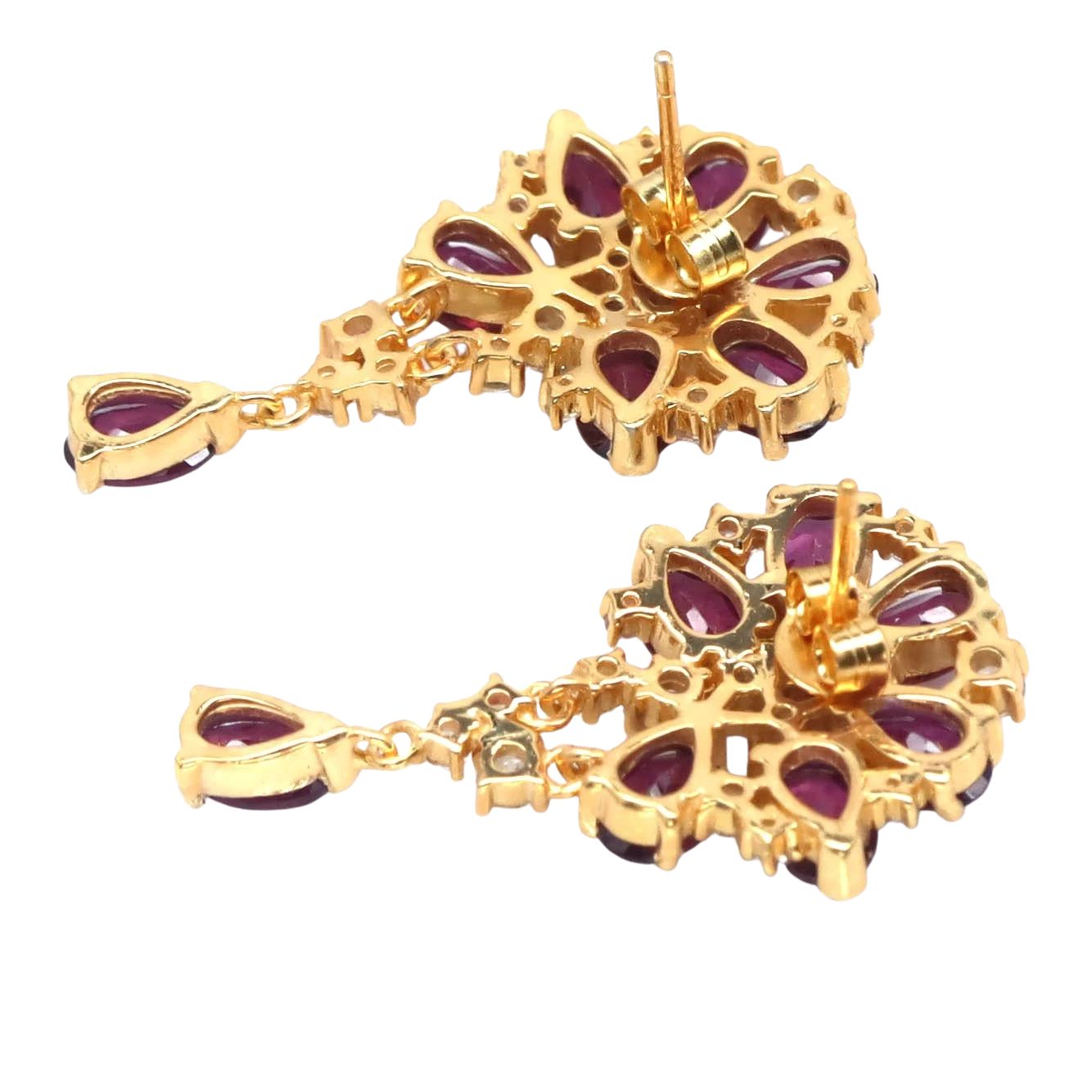 Cercei argint granat [1]