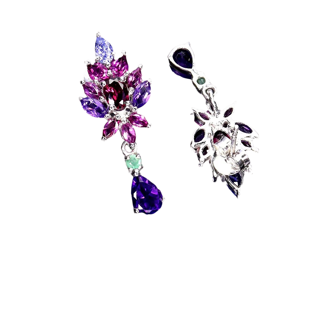 Cercei argint granat [1]