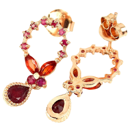 Cercei argint granat [1]