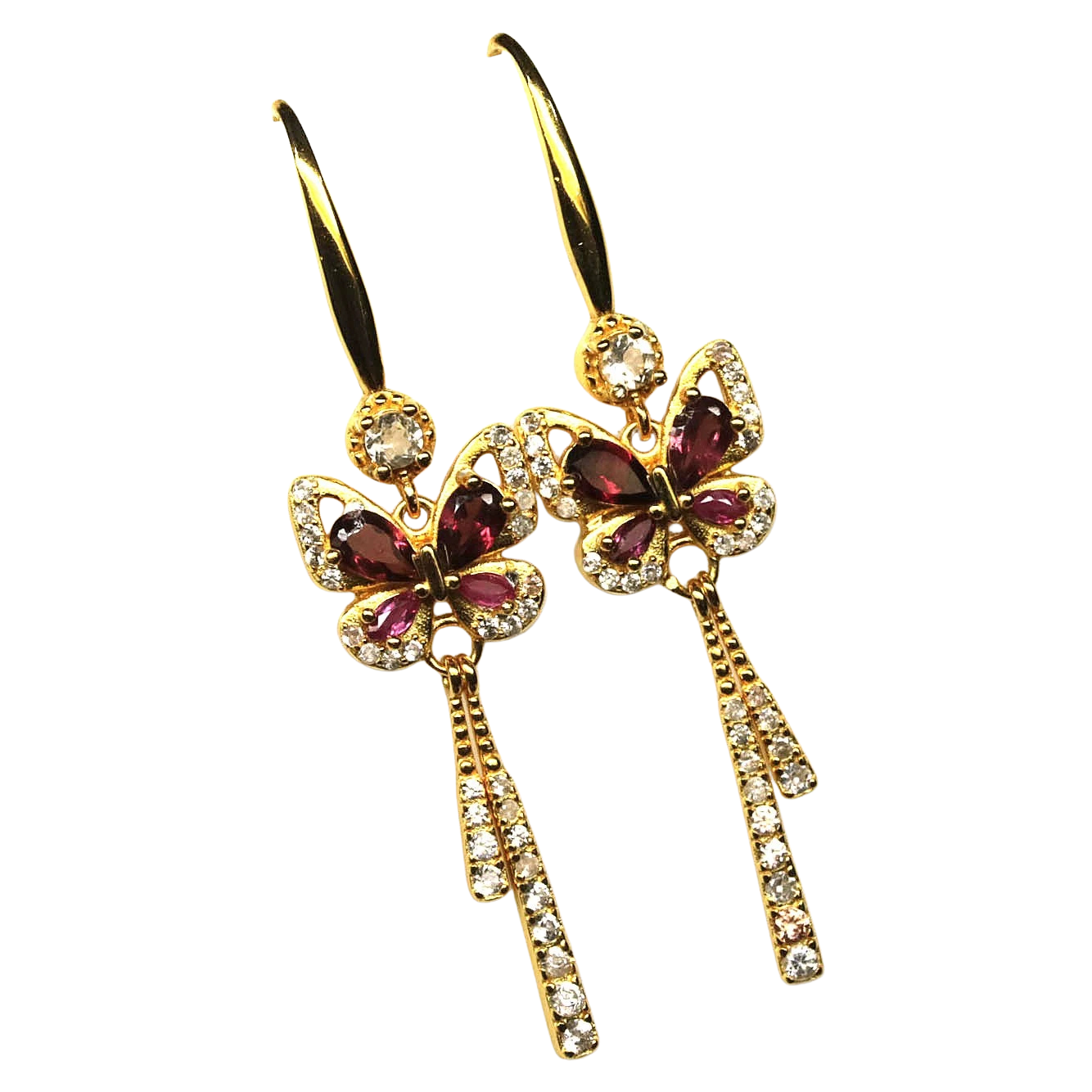 Cercei argint granat [1]