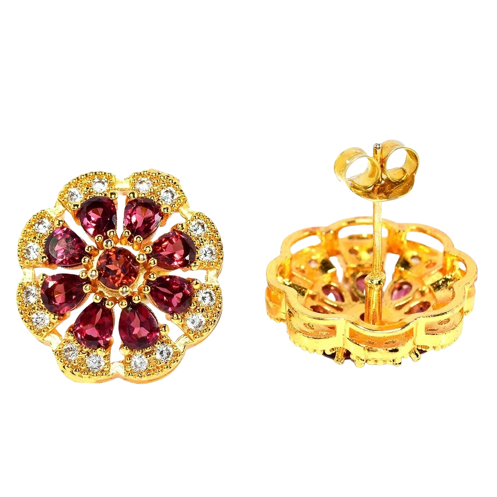 Cercei argint granat [1]