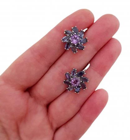 Cercei argint iolit [2]