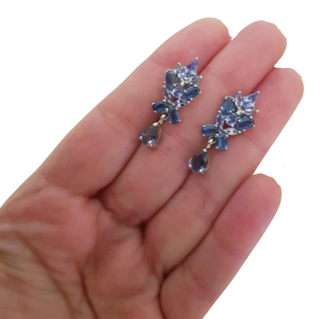 Cercei argint kyanit [2]