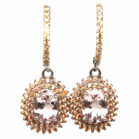 Cercei argint morganit [0]