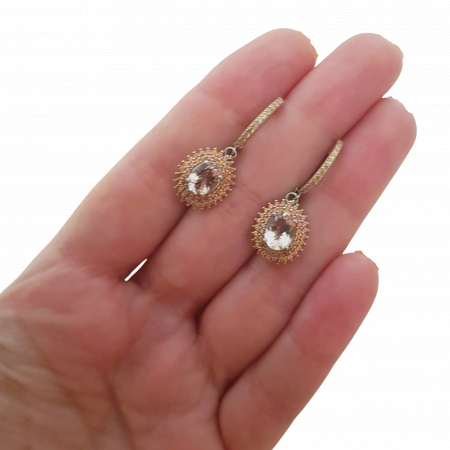 Cercei argint morganit [1]