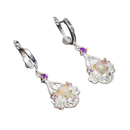Cercei argint opal [1]