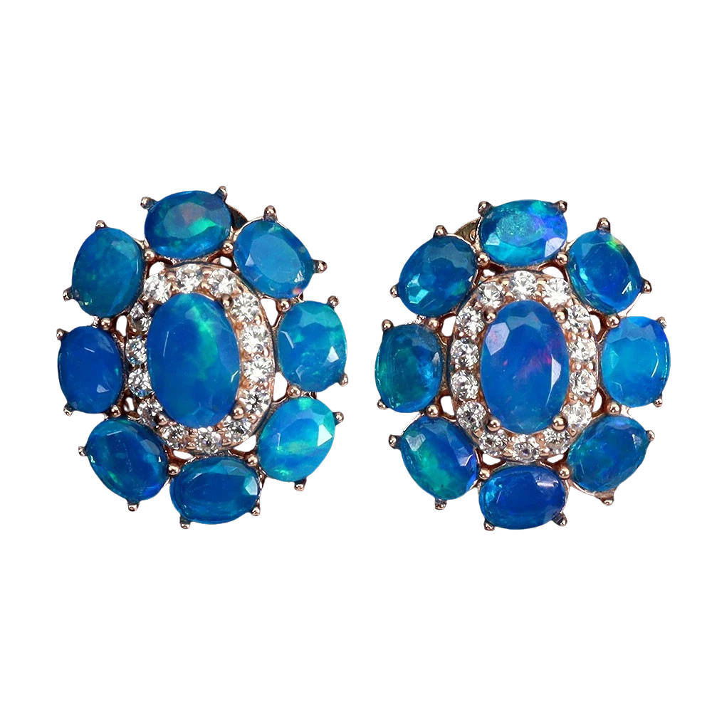 Cercei - Cercei argint opal
