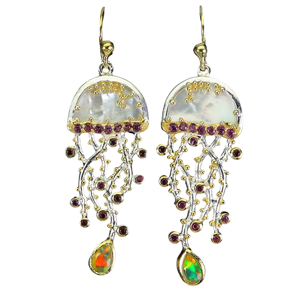 Sidef - Cercei argint opal