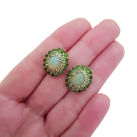 Cercei argint opal [2]