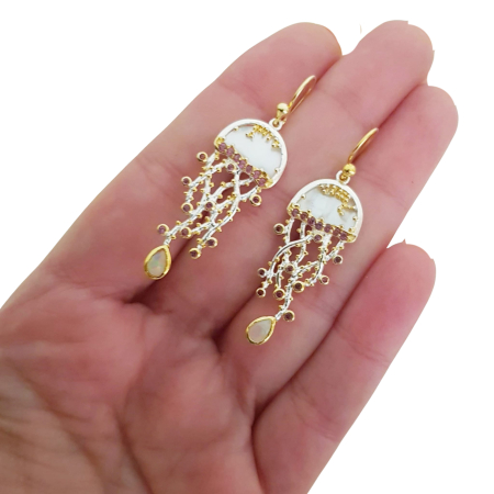 Cercei argint opal [2]