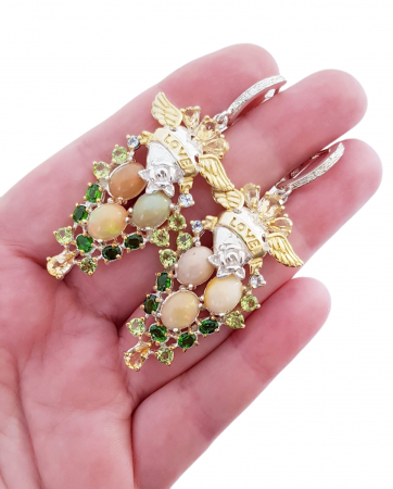 Cercei argint opal [3]