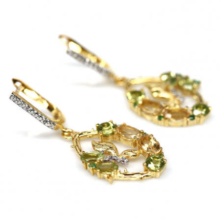 Cercei argint peridot C1853 [1]