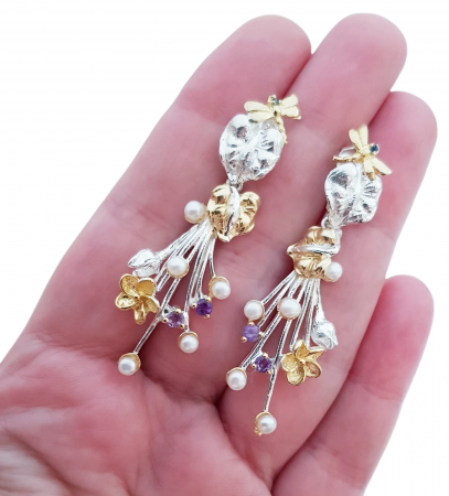 Cercei argint perle naturale [2]