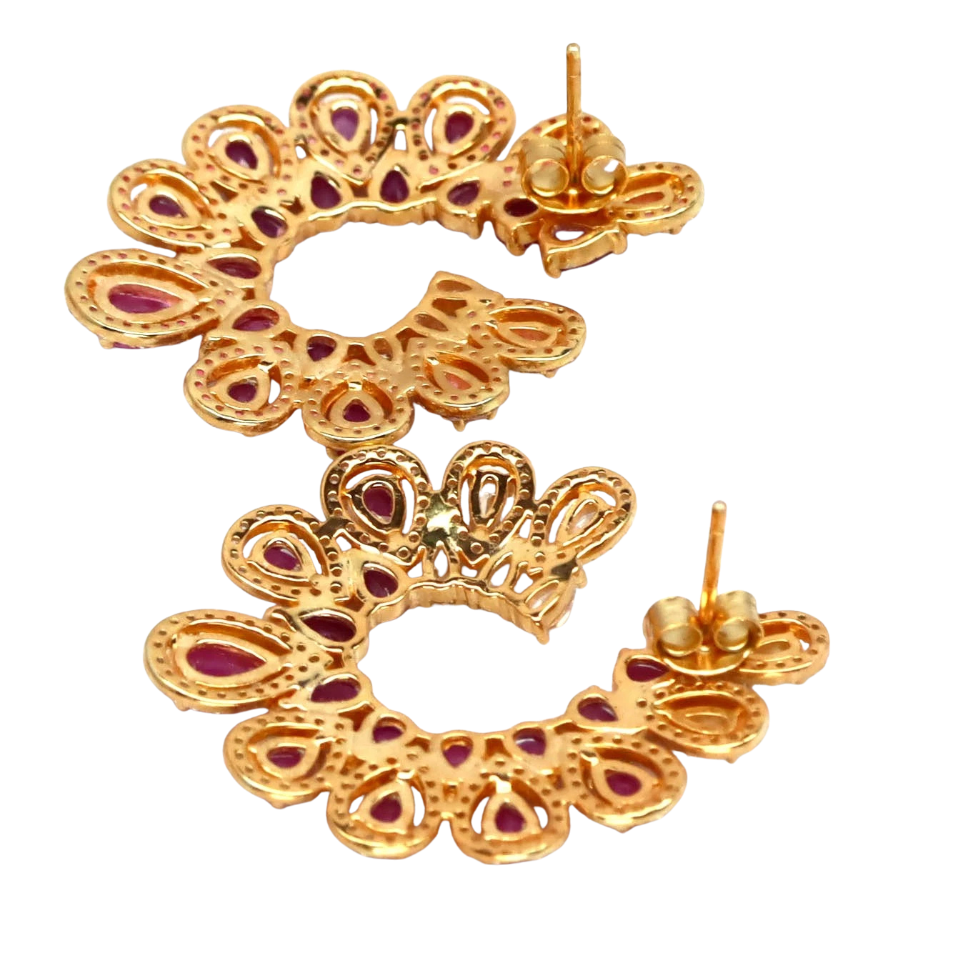 Cercei argint rubin [1]