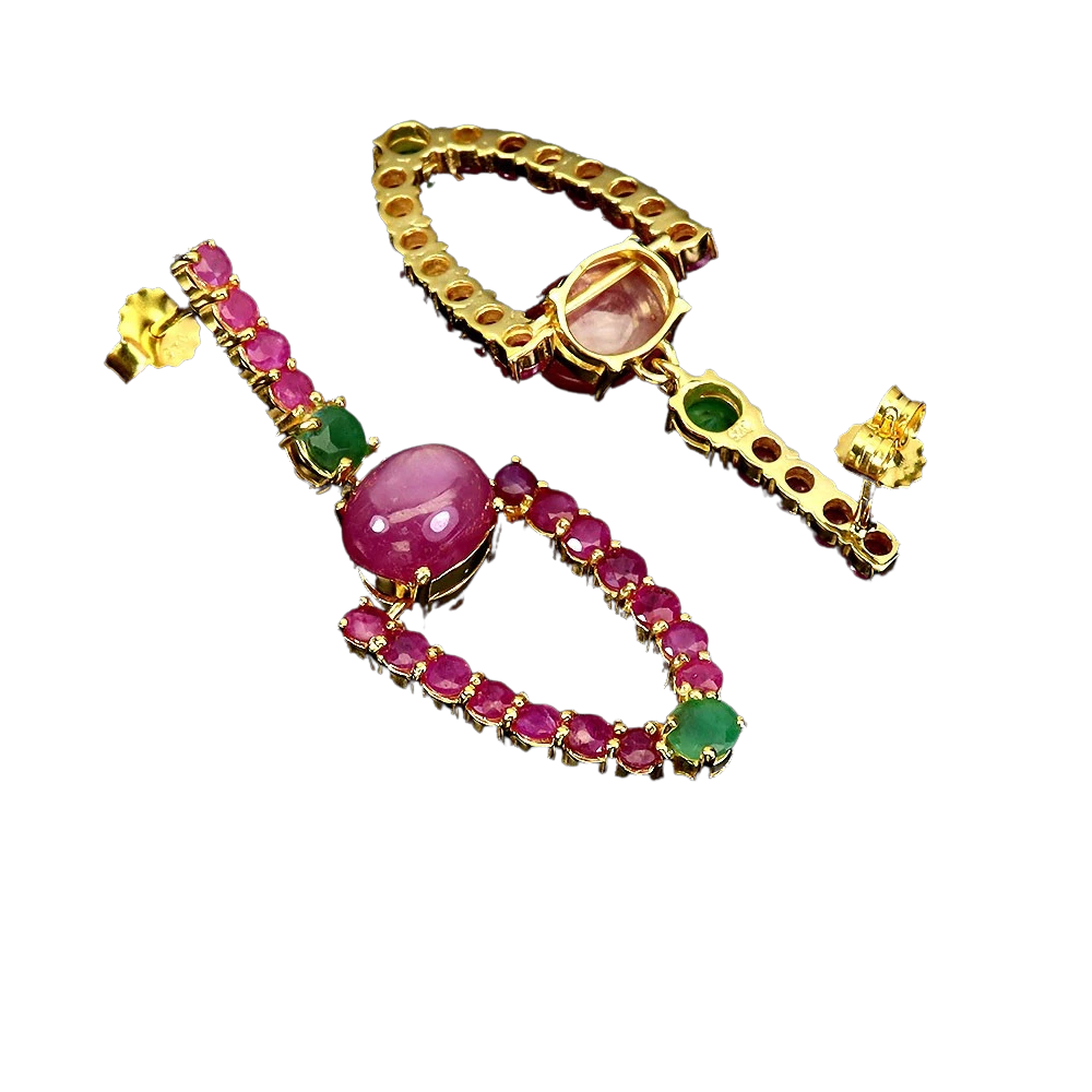 Cercei argint rubin [1]