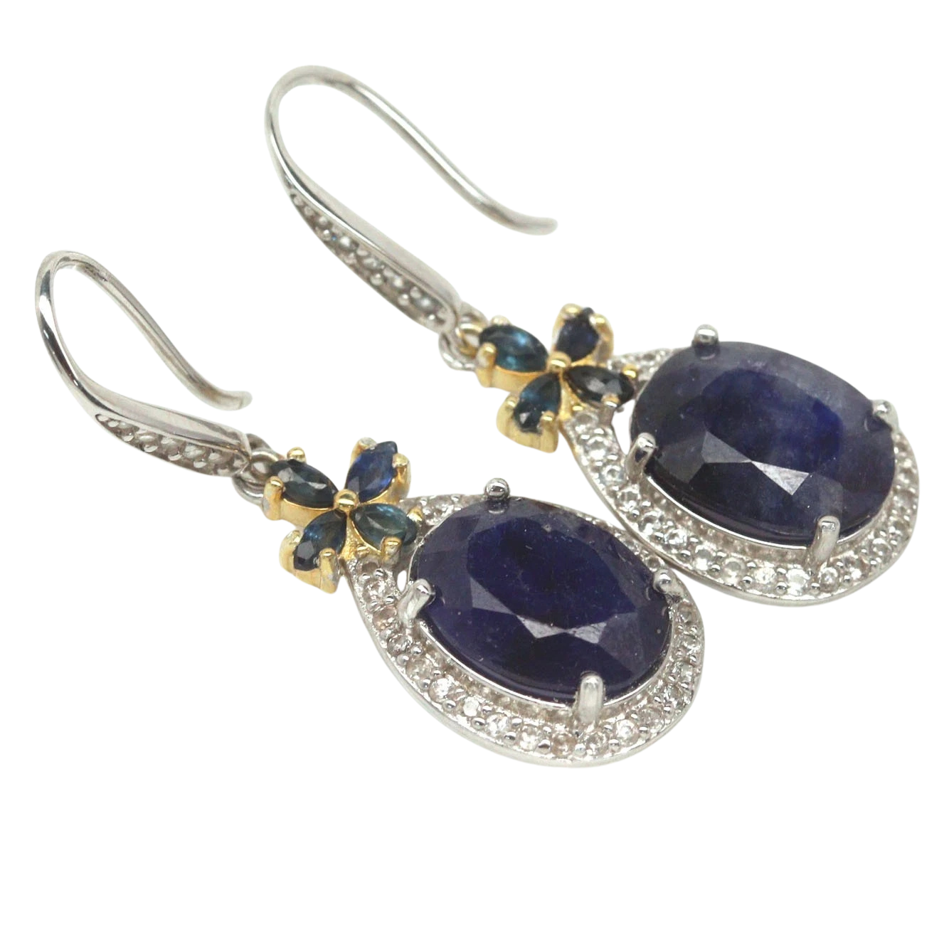 Cercei argint safir [1]