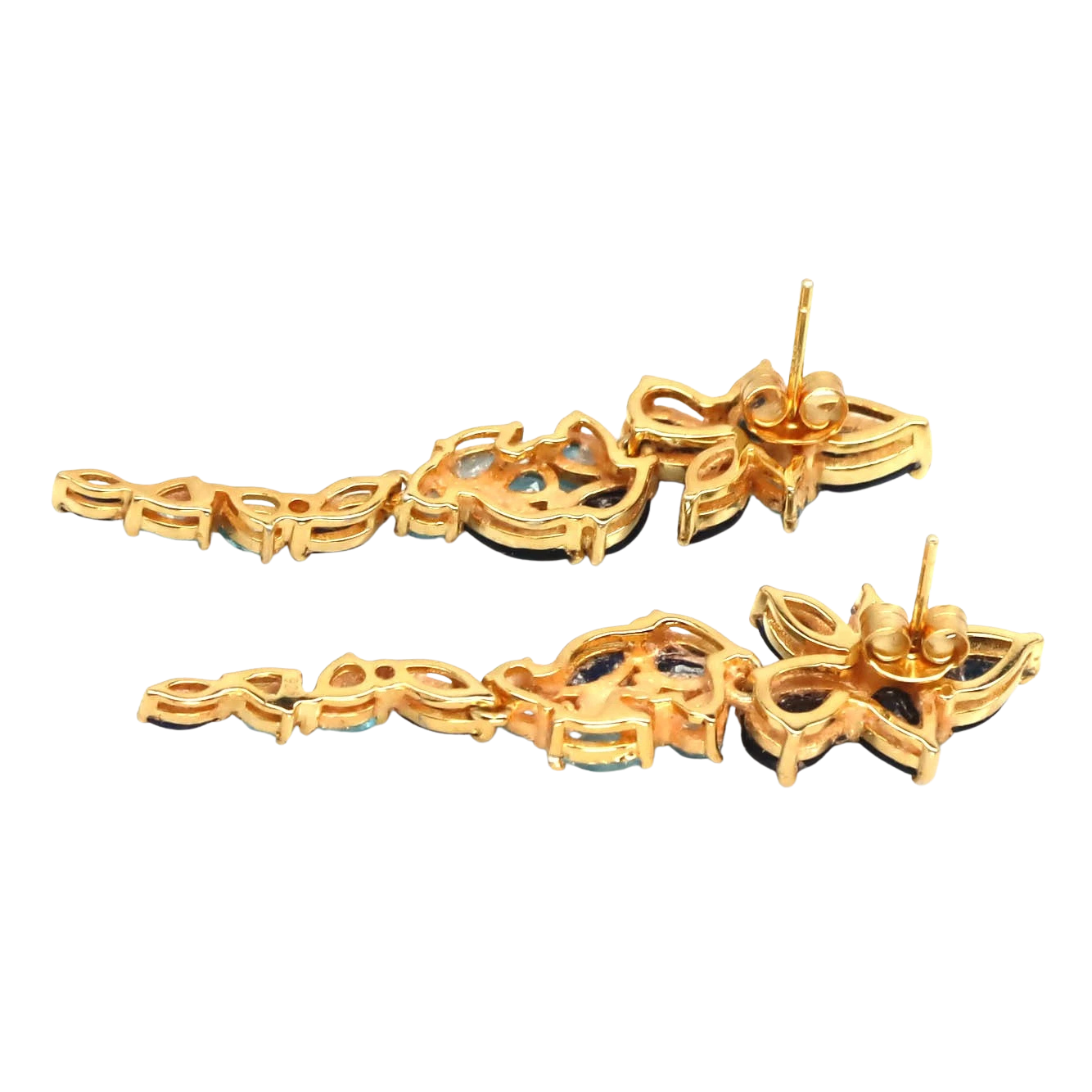 Cercei argint safir [1]