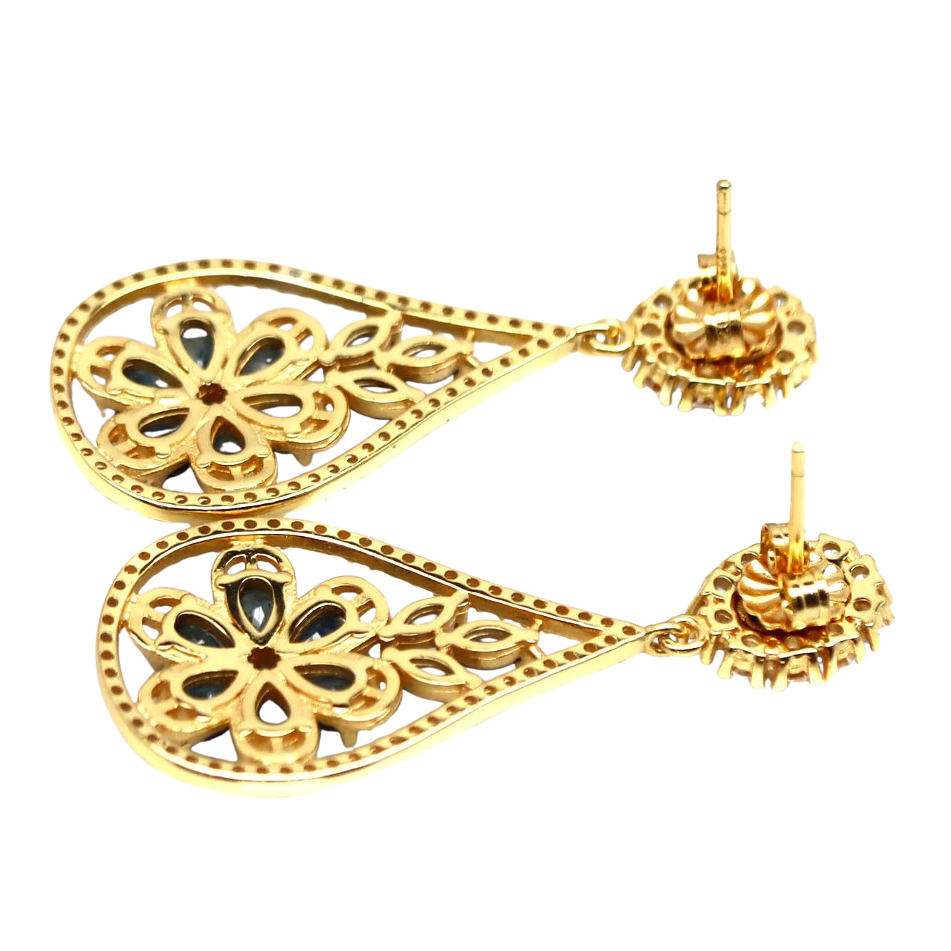 Cercei argint safir [1]