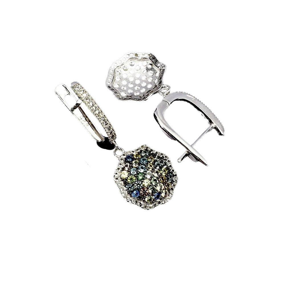 Cercei argint safir [1]