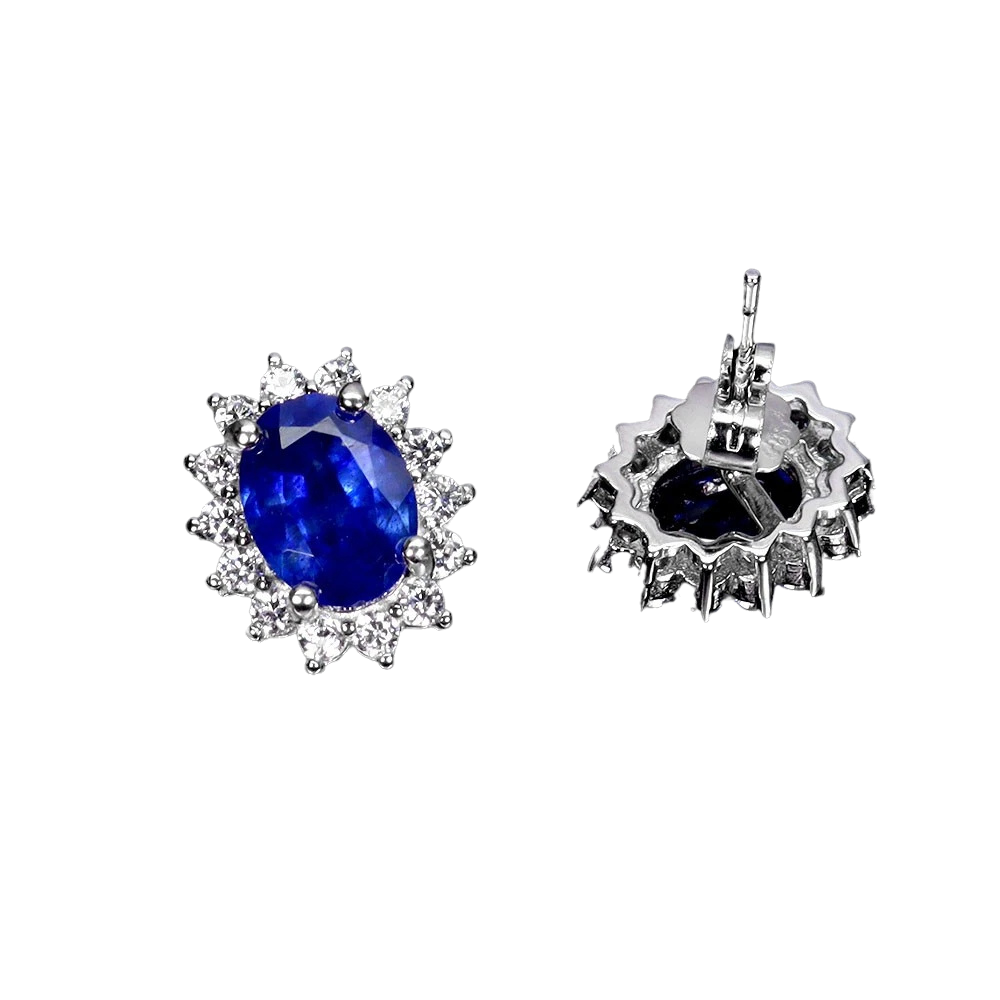 Cercei argint safir [1]