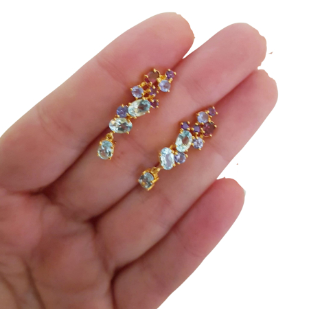 Cercei argint semipretioase [2]