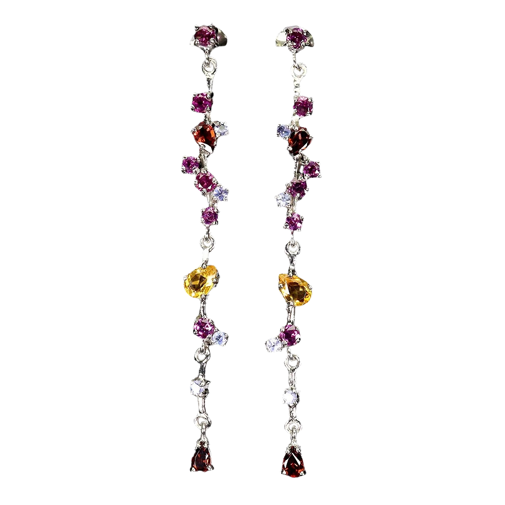 Bijuterii cu Pietre Semiprețioase si Pretioase din Argint - Cercei argint semipretioase