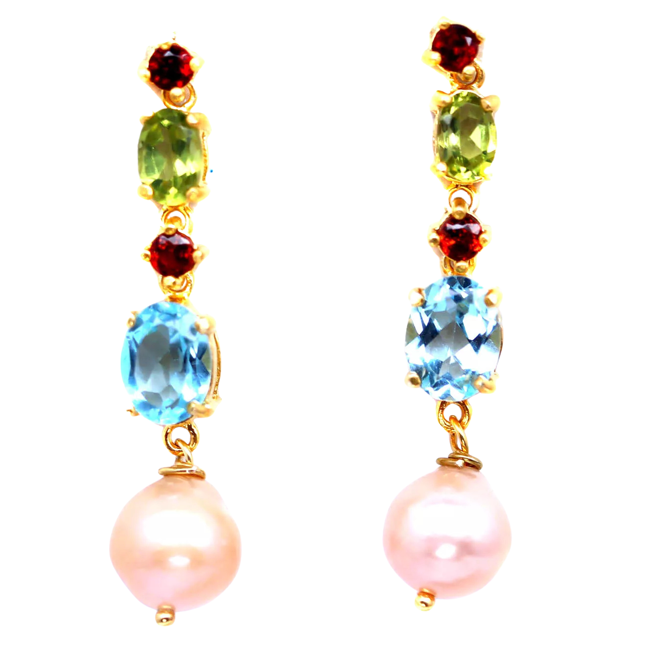 Cercei cu Pietre Semipretioase si Pietre Pretioase din Argint - Cercei argint semipretioase