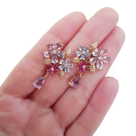 Cercei argint semipretioase [3]