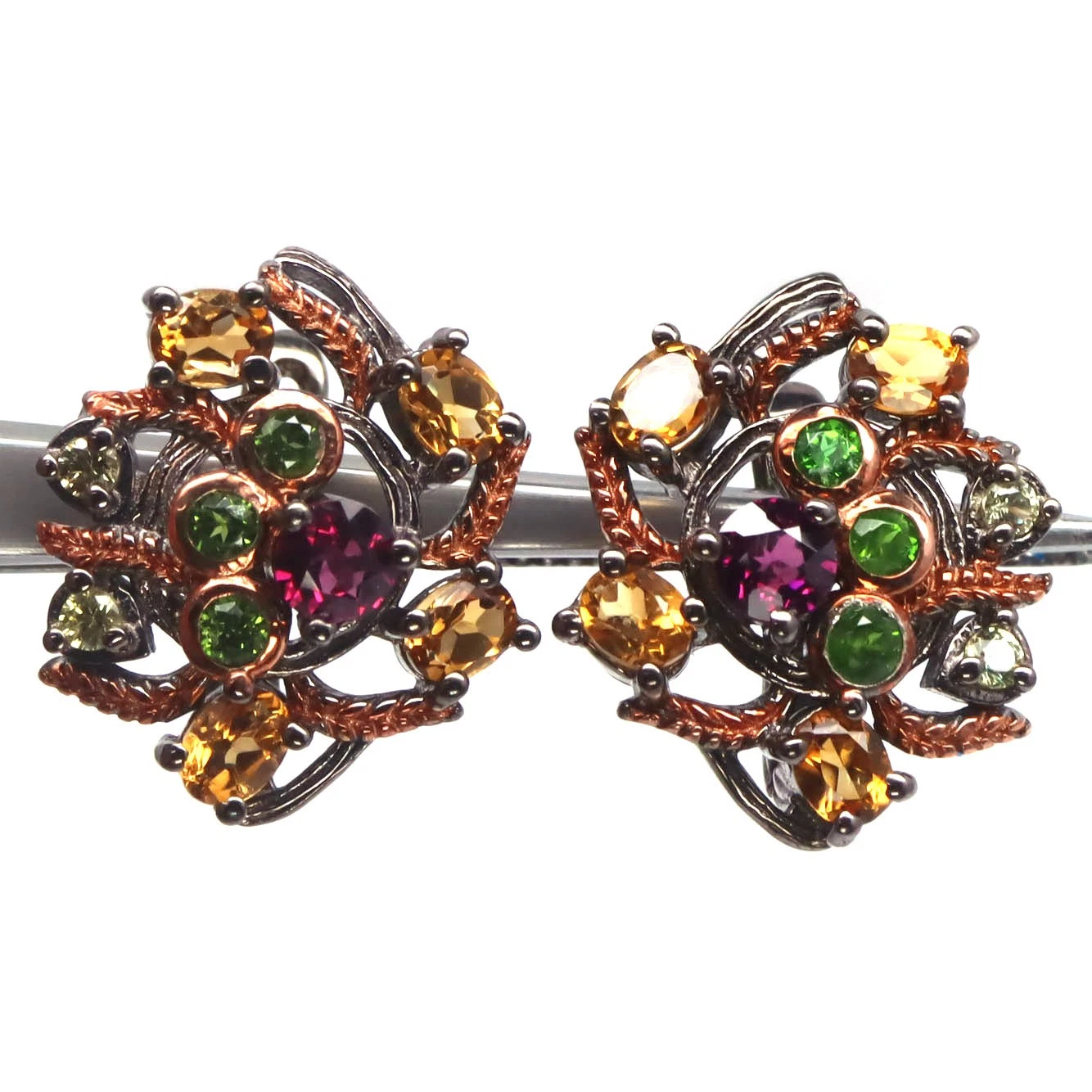 Cercei cu Pietre Semipretioase si Pietre Pretioase din Argint - Cercei argint semipretioase